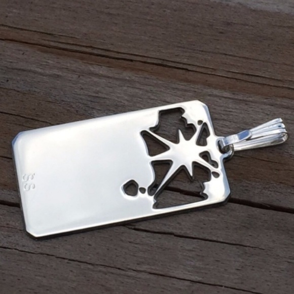 Star Tarot Card Pendant Sterling Silver small - Picture 4 of 8